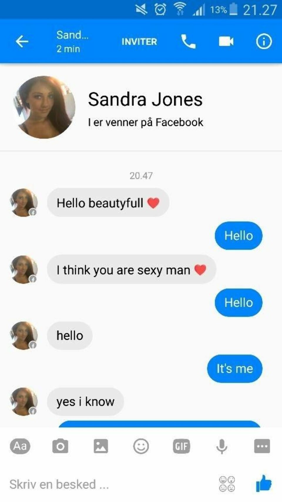Franks geniale svar til Facebook-svindler er helt fantastisk