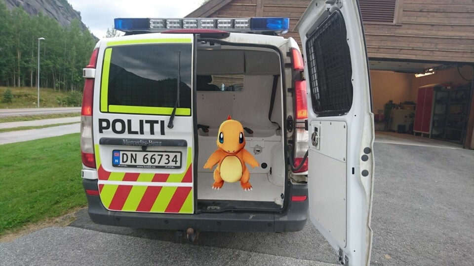 Politiet arresterte Pokémon
