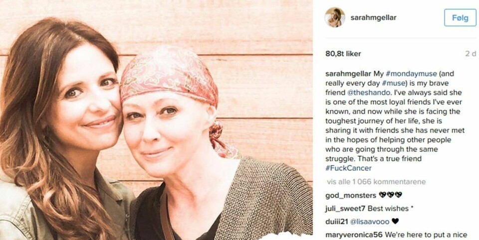 Sarah Michelle Gellars gest for sin kreftsyke venninne rører alle