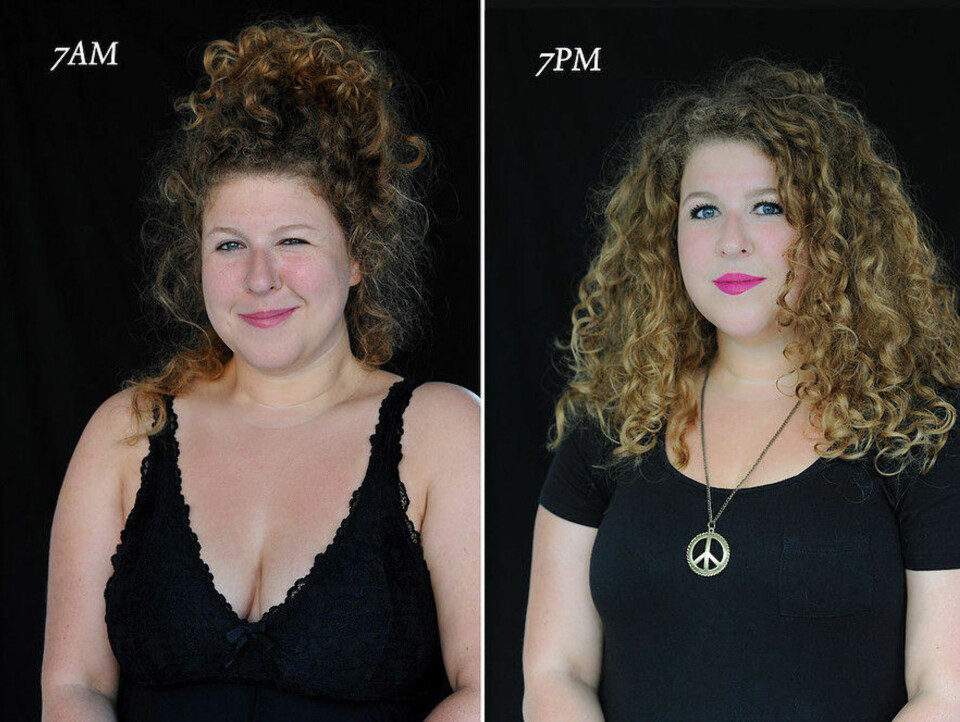 De ble fotografert med tolv timers mellomrom