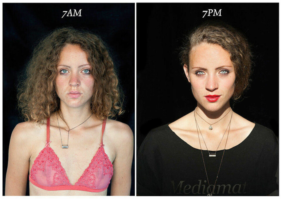 De ble fotografert med tolv timers mellomrom