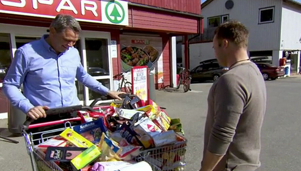 Så mye mat handler dagens Luksusfellen-deltaker - i løpet av en uke.