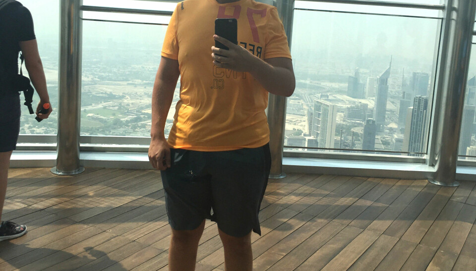 I SOMMER reiste Per Arne til Dubai der han tok intensivkurs i Personlig Trener-utdannelse.