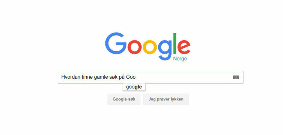 TILBAKEBLIKK: Hva søkte du etter i 2007? Hva var du opptatt av i mai 2013? Det er mulig å finne svarene.