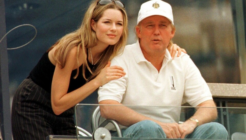 BEKJENTSKAP: Celina Midelfart ble i sin tid omtalt som Donald Trumps kjæreste. Nå kjemper han om å bli USAs neste president.