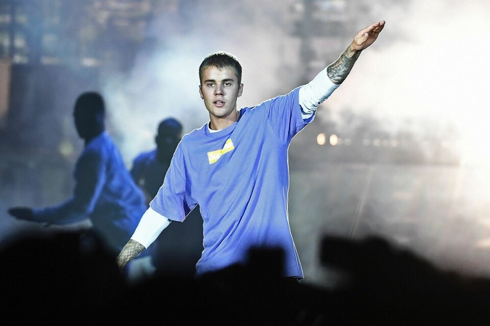 PÅ TURNÉ: Justin Bieber er på Europa-turné, og spiller i Telenor Arena 23. og 24. september.