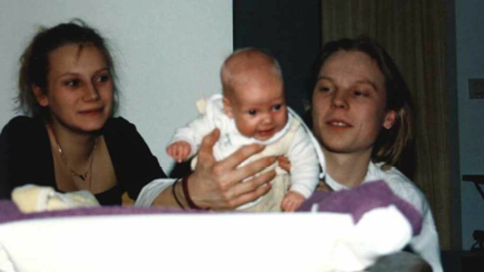 UNGDOMSKJÆRESTER: Moren og faren til Martine ble foreldre da de var 19 år gamle.