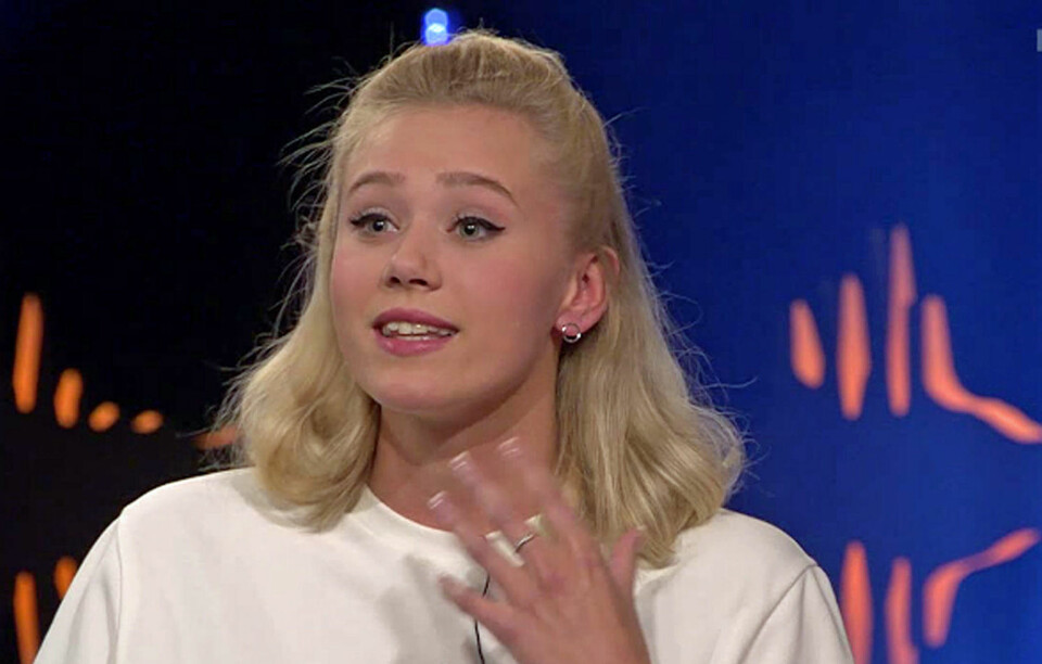 JOSEFINE PETTERSEN på Skavlan tidligere i år.
