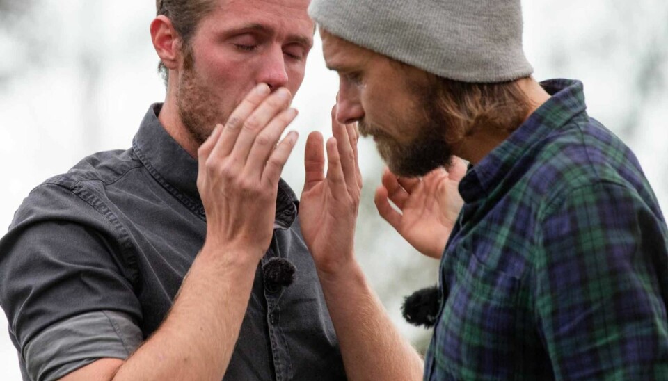 STERKE FØLELSER: Simen og Marius sier alle følelser blir veldig sterke når man er isolert som på Farmen.