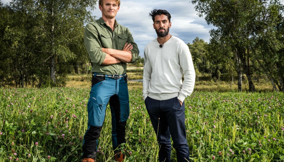 PROFF-PADLER Lars Magnus Ullvang og Ali Ahmad havnet i tvekamp på «Farmen».