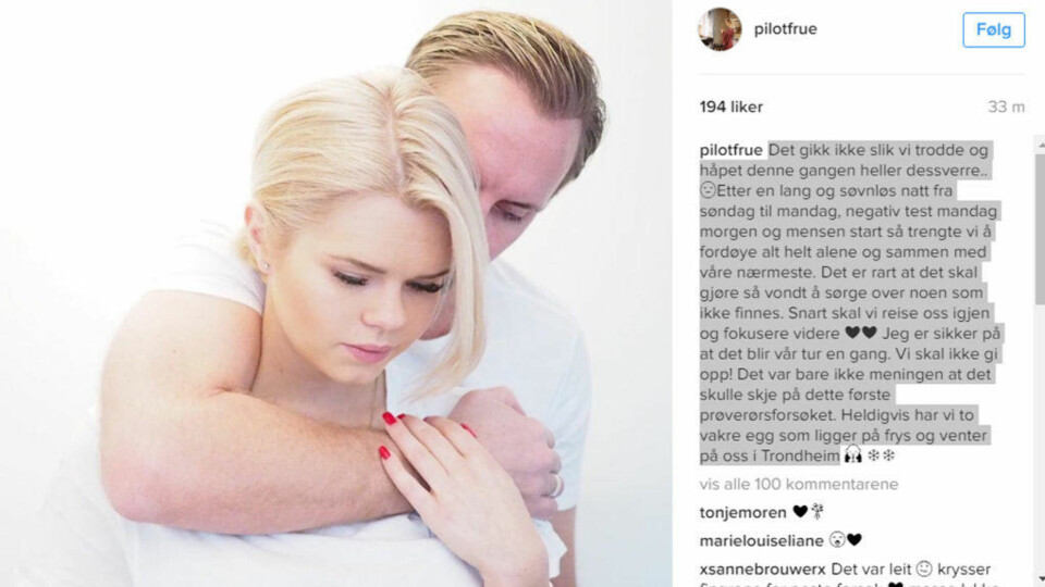 EKTEPAR: Julianne og Ulrik Nygård er vært åpne om veien for å bli foreldre.