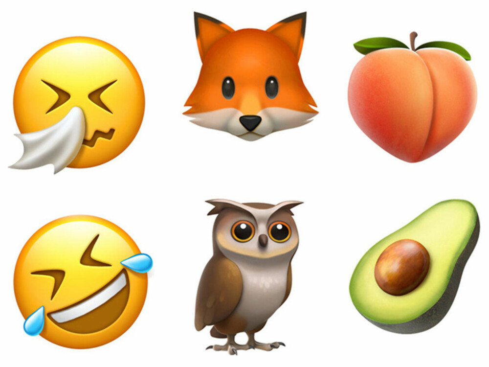 NYE: Med iOS 10.2 er det kommet flere hundre nye og redesignede emojier.