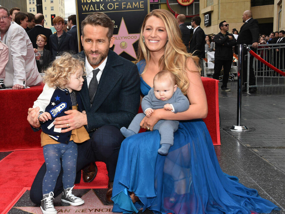 Blake Lively og Ryan Reynolds nye datter heter Ines