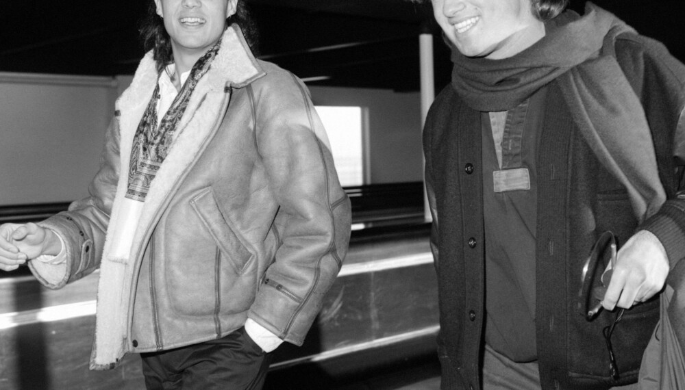 WHAM: Andrew Ridgeley og George Michael utgjorde den britiske popduoen Wham.
