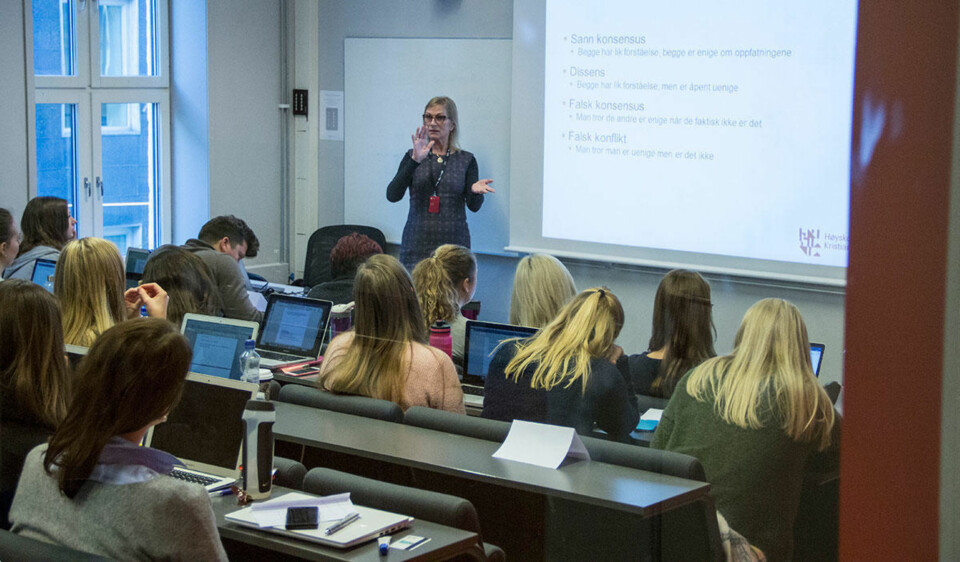 Moderne læring i sentrum: I mange av studiene forventes det at studentene benytter digitale læringsvektøy.