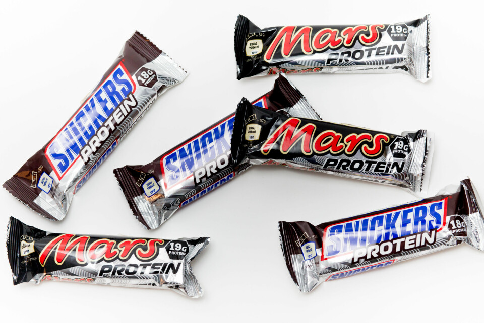 Side2 har testet proteinbarene til Mars og Snickers.