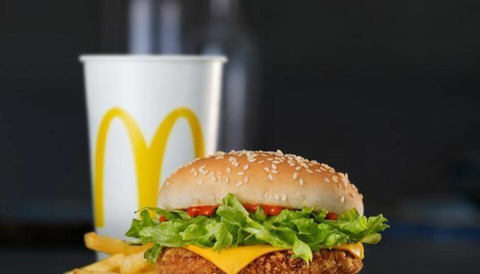 Her er McDonald's nye vegetaralternati, Veggie McSpice.