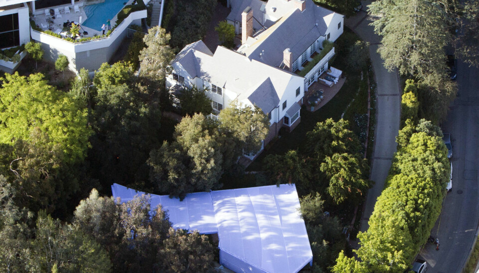 Her giftet Miranda Kerr og Evan Spiegel seg