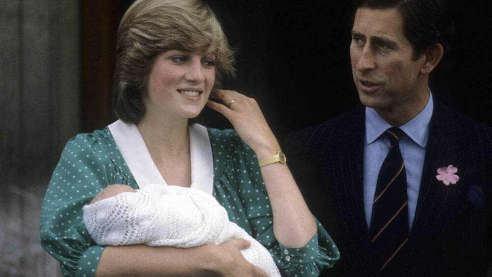 Prinsesse Diana og Prins Charles som stolte foreldre til William i 1982.