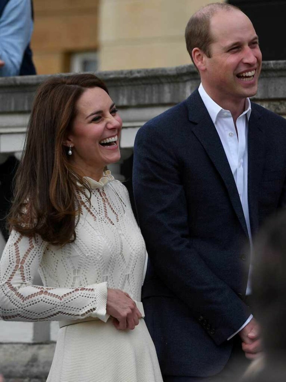 Kate og William holder fest på Buckingham Palace.