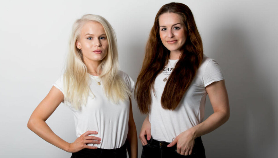 Pistolklubben Astrid-Helen Holm og Anne Victoria Frogner.