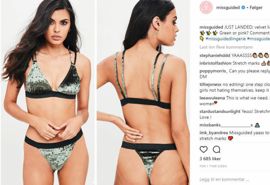 har sluttet å redigere vekk strekkmerkene til modeller