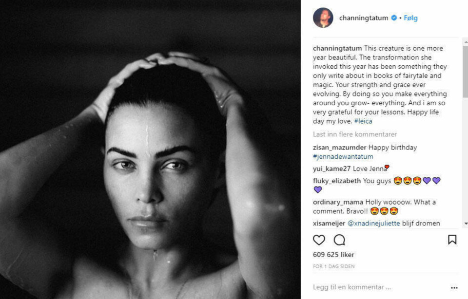 Channing Tatum gav kona Jenna Dewan Tatum årets mest romantiske bursdagsgratulasjon