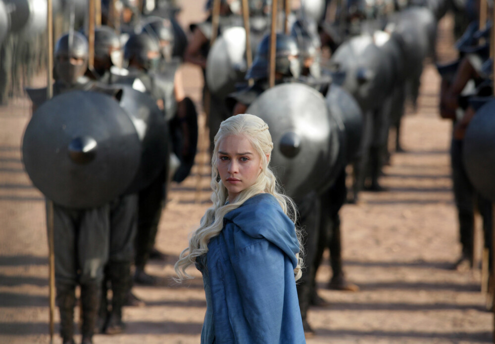 Emilia Clarke spiller Daenerys Targaryen i Game Of Thrones