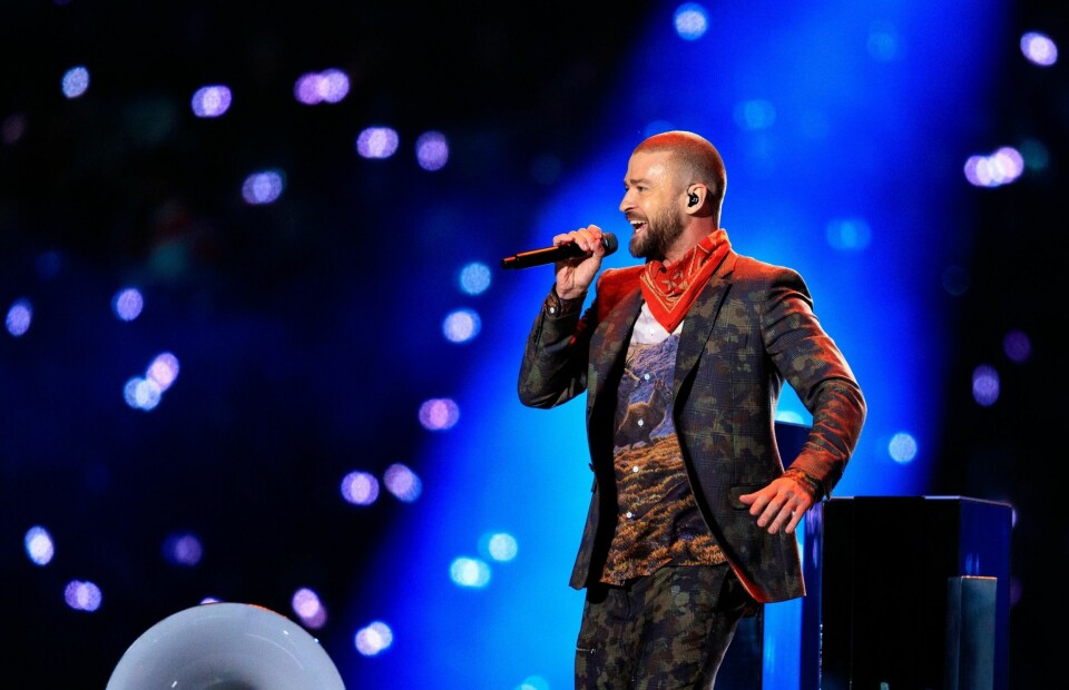Justin Timberlake til Norge