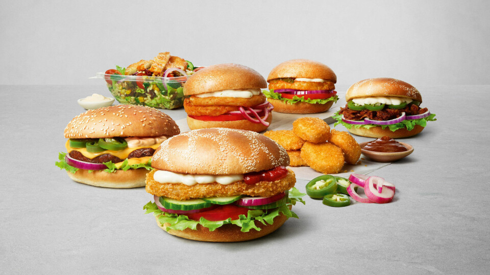 Max utvider vegetarmenyen med flere burgere og nuggets