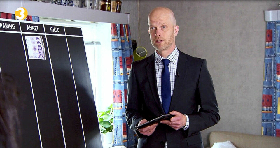 Hallgeir Kvadsheim i TV-programmet Luksusfellen, som er nominert til beste realityshow.