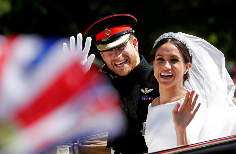 NYGIFTE: Harry og Meghan giftet seg lørdag 19. mai i St. George's Chapel i Windsor.