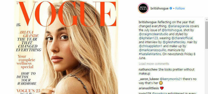 Stjernen er ikke til å kjenne igjen på ny forside