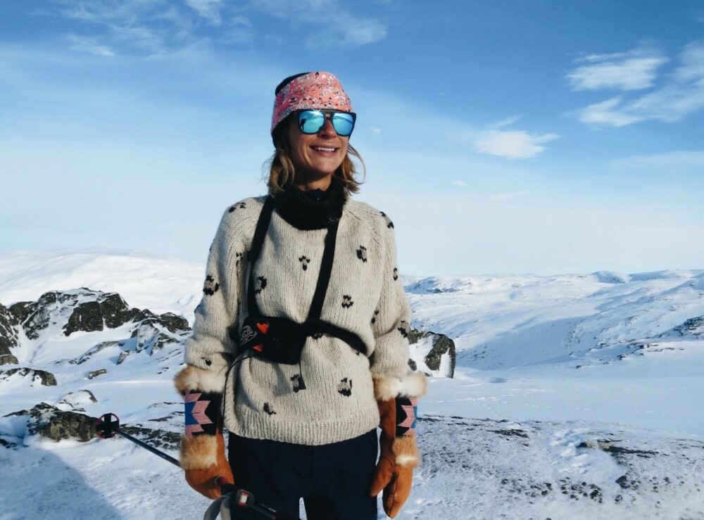 FJELLGEIT: Elisa Røtterud trives aller best på vei mot toppen. Hun har besteget tre fjell i Himalaya, tre i Alpene og en rekke topper i Jotunheimen.