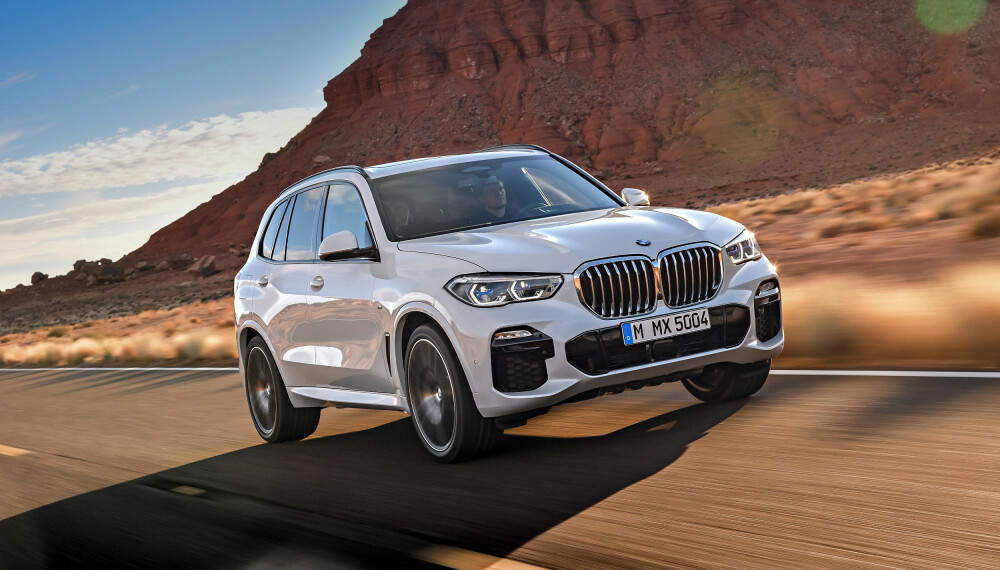 Helt nye BMW X5 blir også utstyrt med partikkelfilter.