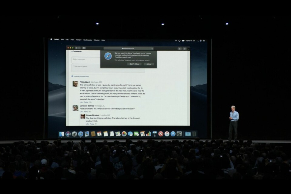 OPPS: Drepte Apple akkurat Facebook? Ved å blokkere 'Lik og del'-knapper gjør Apple det vanskeligere å spore en bruker på tvers av ulike nettsteder.