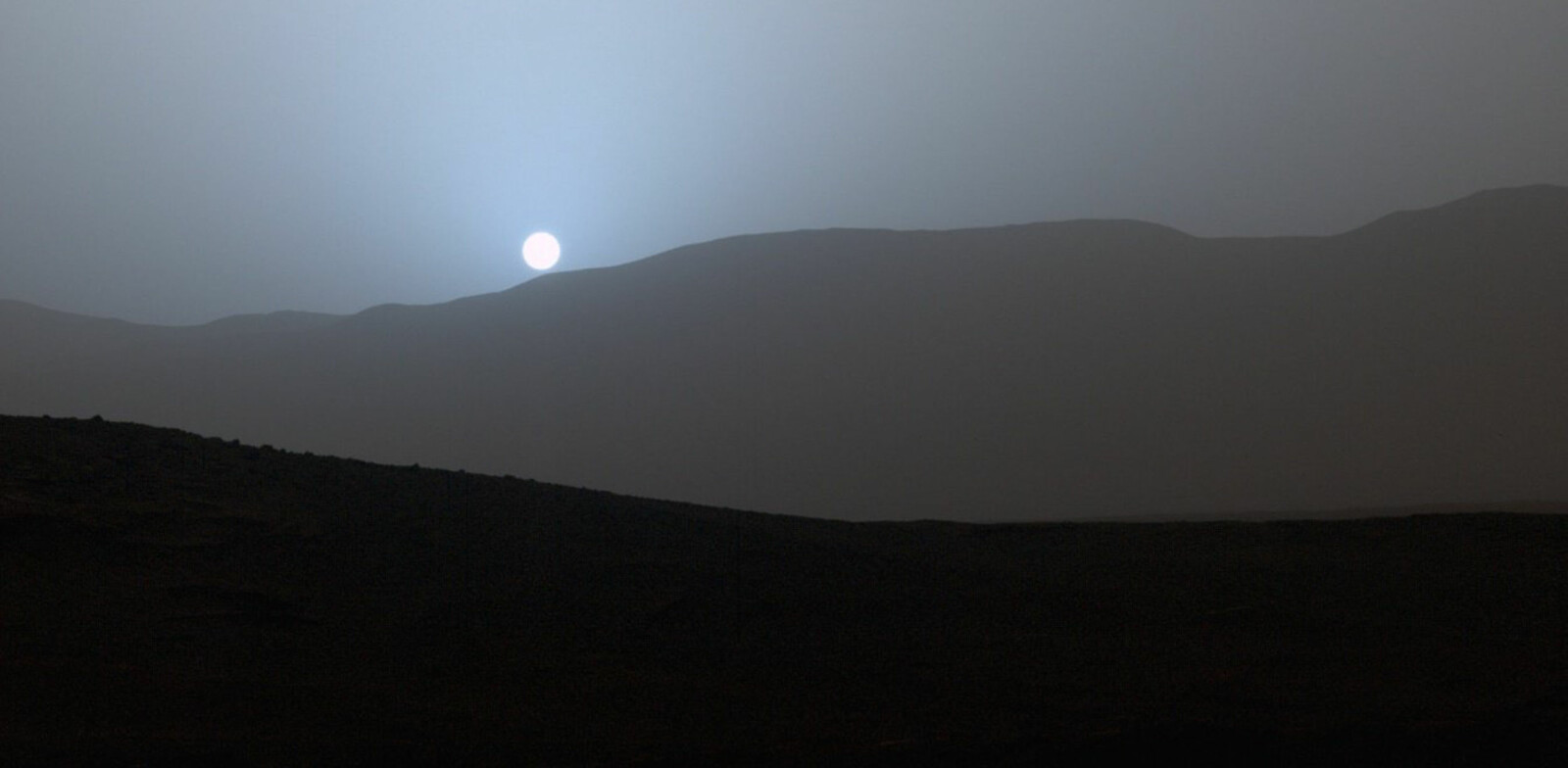 <b>VAKKERT SYN: </b>Solnedgang sett fra Mars.