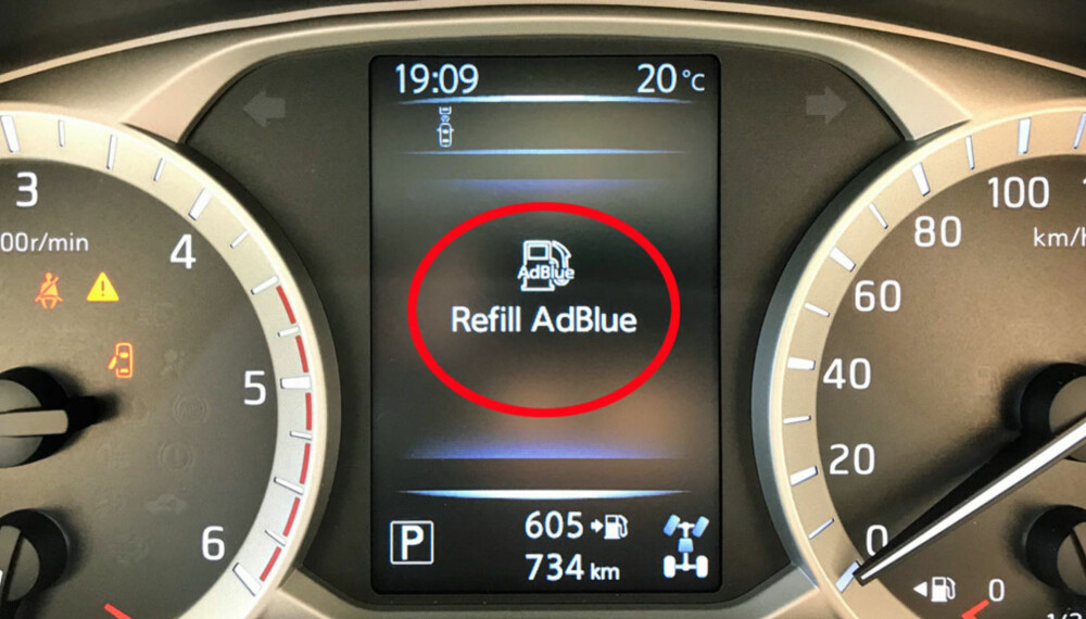 <b>ADBLUE: </b>Mange moderne dieselbiler har AdBlue-teknologi og om du ikke etterfyller så kan bilen din stoppe.