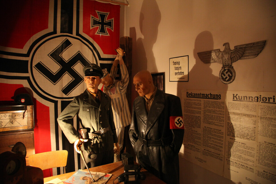 <b>GJENSKAPT: </b>Gestapokontoret i
Svolvær – slik det i
dag framstår på
William Hakvaags
museum.