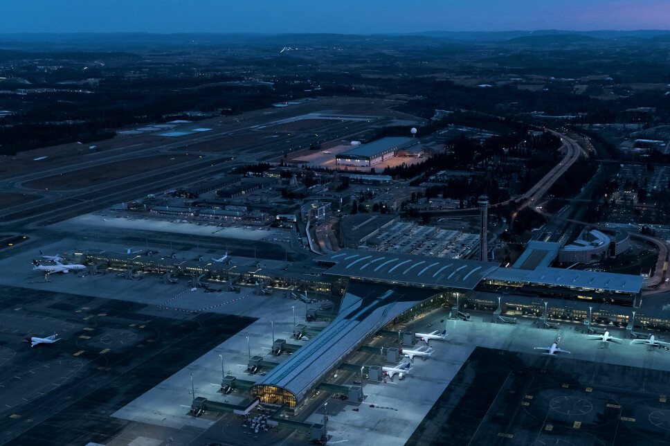 <b>MELLOMSTOR:</b> Selv om Oslo Lufthavn er Nordens nest travleste, blir den liten i forhold til verdens største.