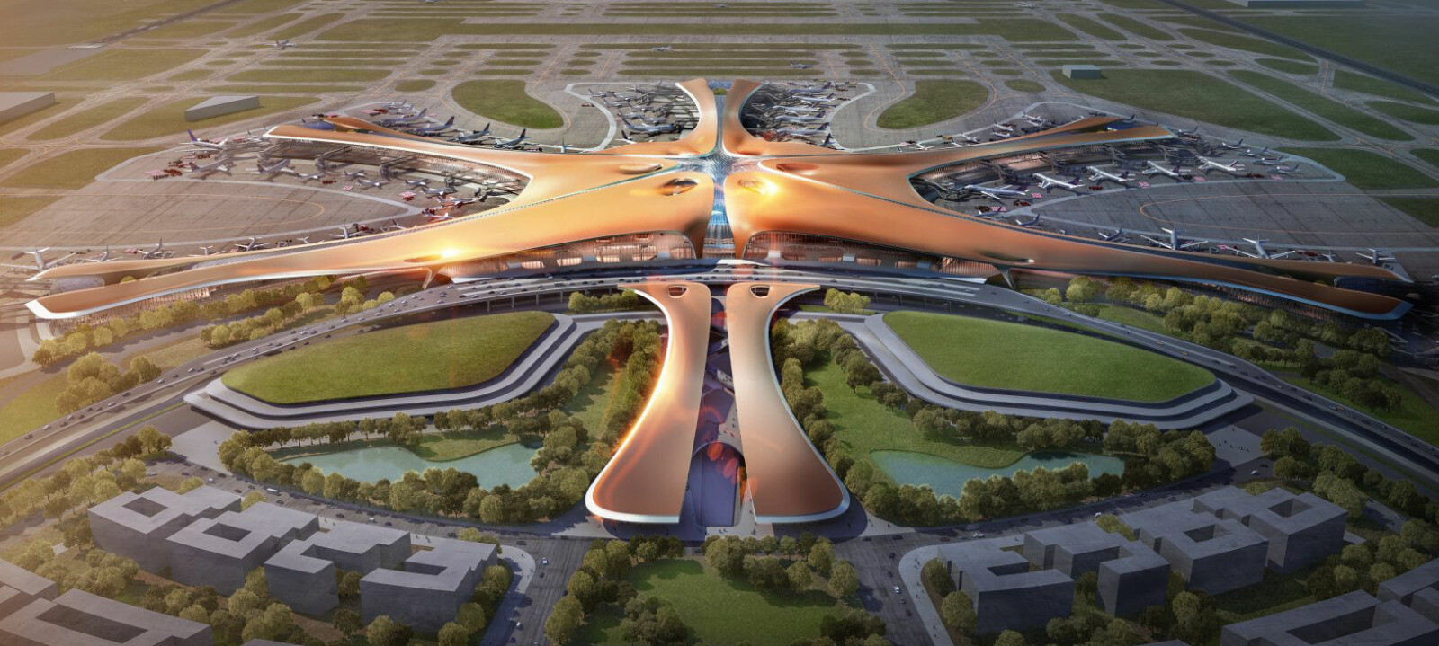 <b>MEGAFLYPLASS:</b> Verdens største flyplass blir avlastingsflyplass for verdens nest største.