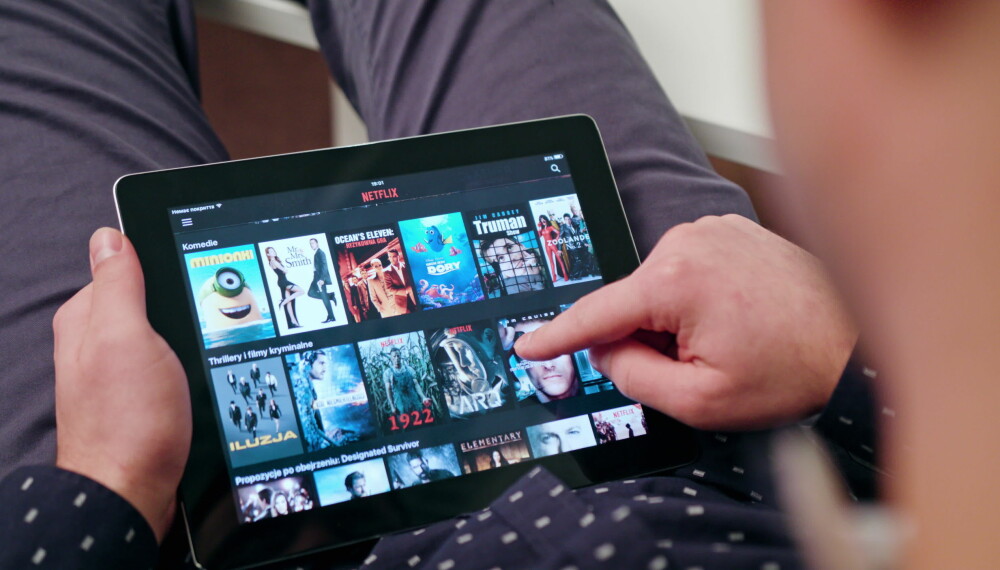 <b>ENDRING:</b> Netflix tester ut mulighet for egenreklame. Det er ikke populært.