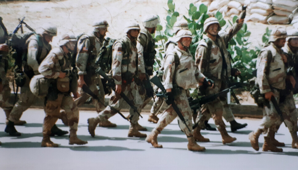 <b>TRAKK SEG UT:</b> Amerikanske soldater vant få venner i Somalia, erindrer Lars Christian Baavold