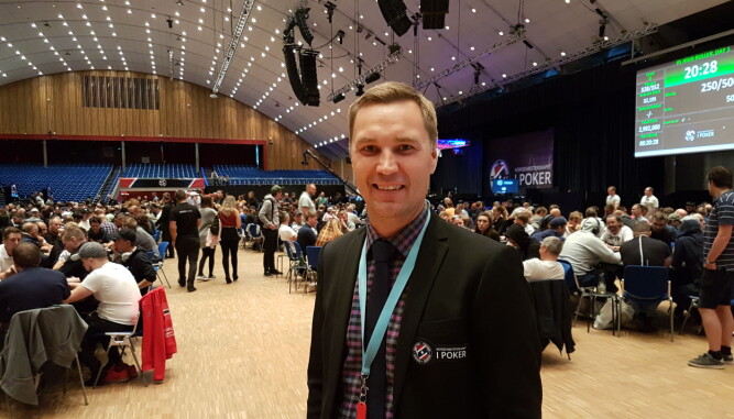 <b>FORNØYD</b>: Thomas Udness er arrangøren av NM i Stokke. Han er godt fornøyd med tilbudet til OCC.