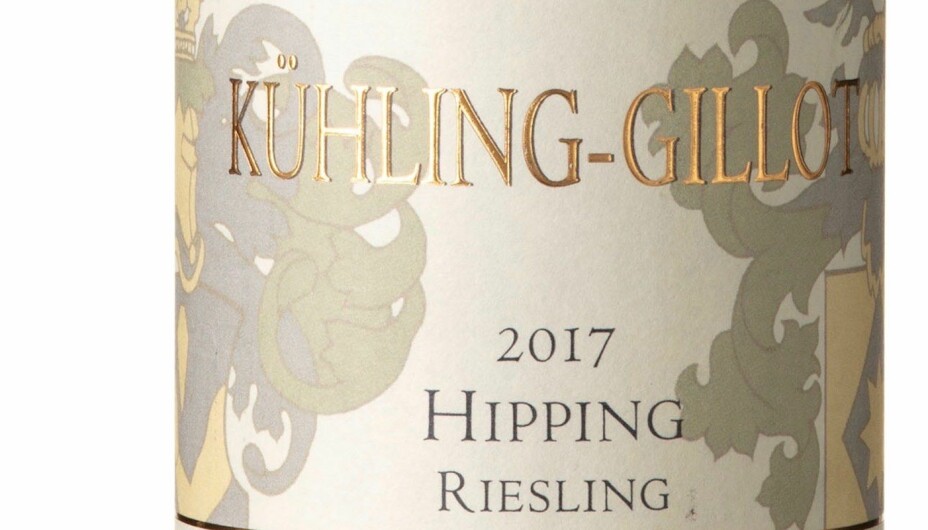 GODT KJØP: Kühling-Gillot Hipping Riesling Trocken GG 2017.