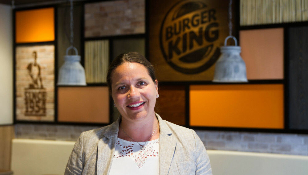 SATSER PÅ VEGETARVARIANTER: Heidi Moss, markedssjef i Burger King Norge.