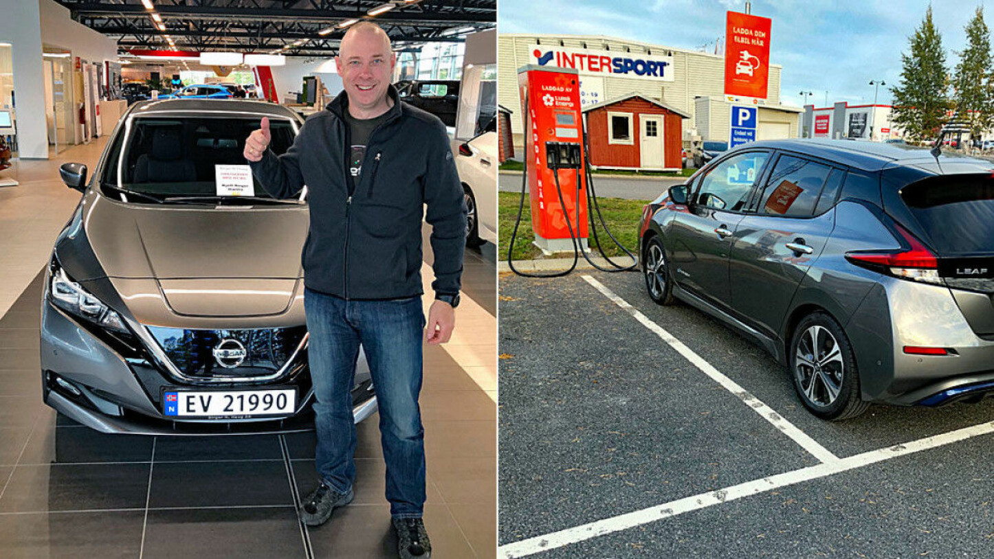 Kjell Roger Hætta fra Kautokeino dro til Oslo for å kjøpe ny elbil. Det ble en drøy tur hjem.