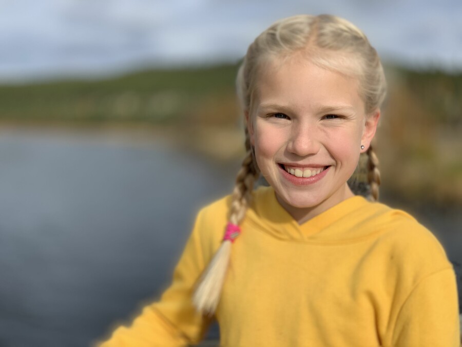 IKKE BRA: Her er blenderåpningen på 1,4. Det ser ikke lenger naturlig ut når høyrearmen smøres ut på denne måten .