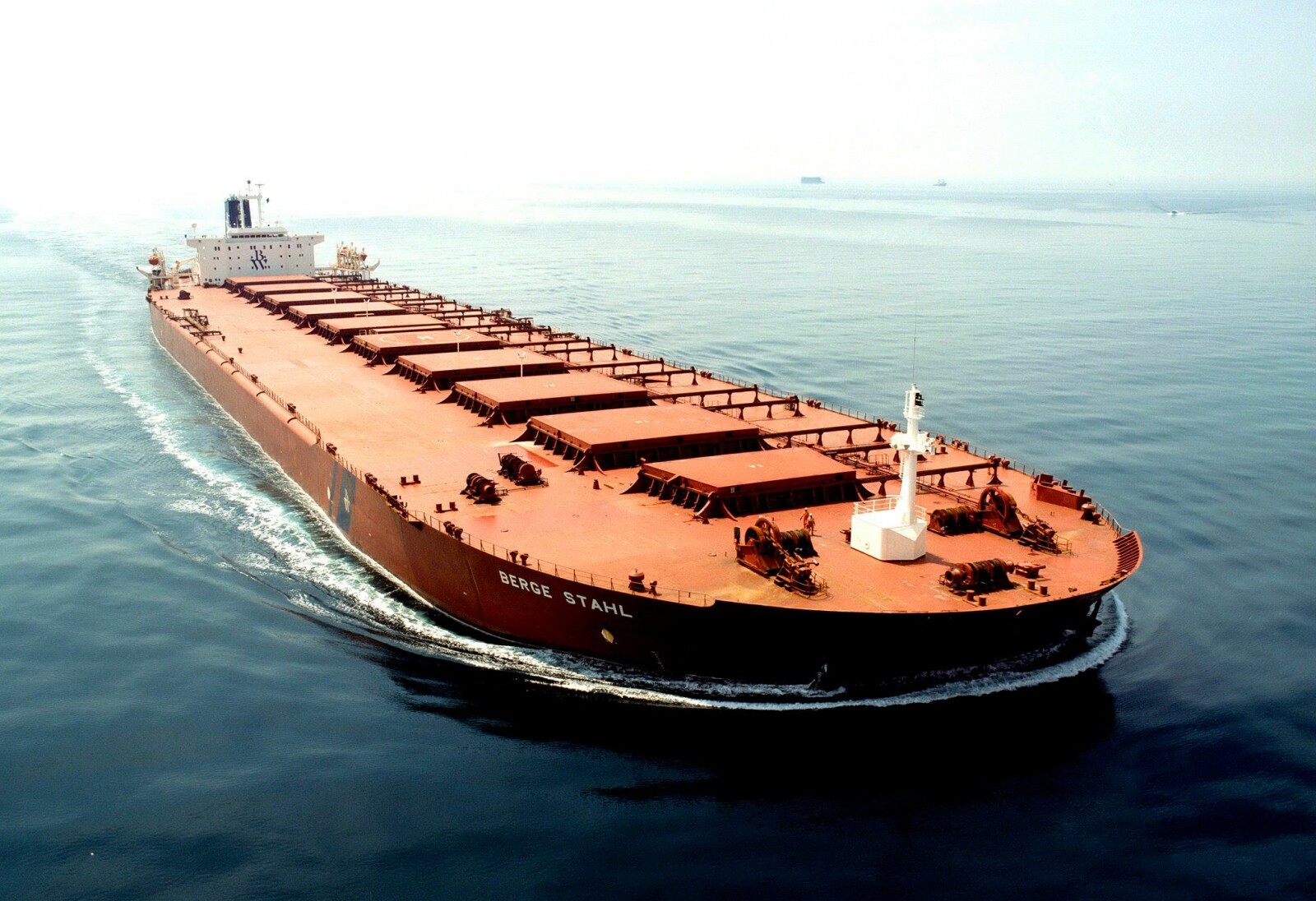 <b>STÅLKJEMPEN:</b> Det Singapore-baserte rederiet Berge Bulk var blant gigantskipets eiere.