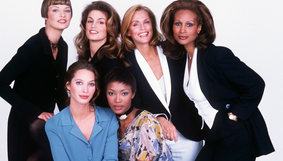 SUPERMODELLER MED STOR S: Linda Evangelista, Cindy Crawford, Lauren Hutton, Beverly Johnson, Christy Turlington og Naomi Campbell.